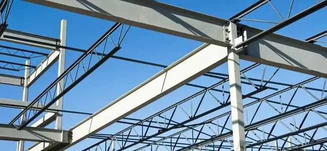 Structural steel beams that may require intumescent protection