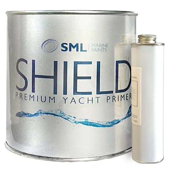 A tin of SML Shield Epoxy Surface Tolerant Primer