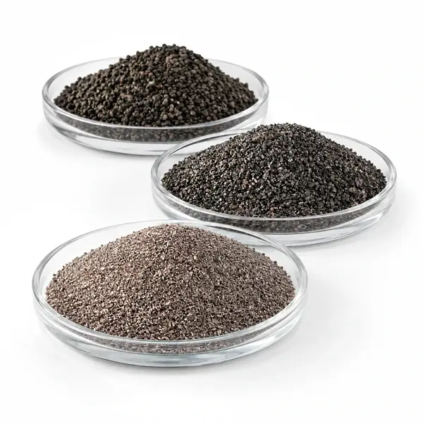 3 differing granule sizes of anti-skid additives for topcoats and deck paint.